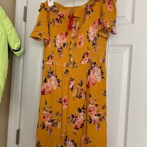 NEW Xhilaration off the shoulder dress